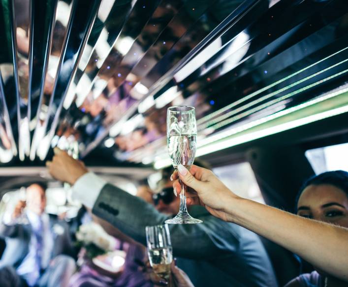 party bus drinks